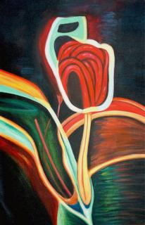 Iluminujacy tulipan
