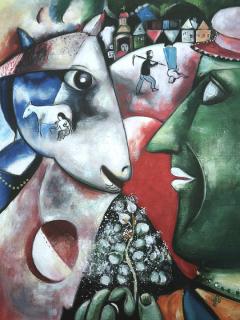 Ja i wieś - Marc Chagall