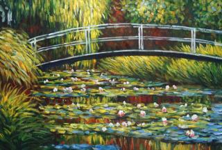 Japoński mostek - Claude Monet