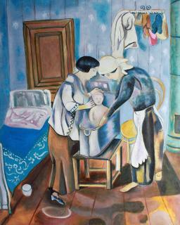 Kąpiel dziecka - Marc Chagall