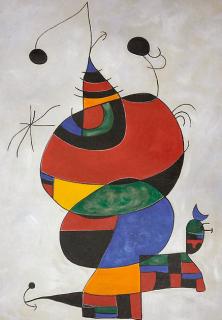 Kobieta, ptak, gwiazda - Joan Miro