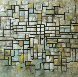 Kompozycja I - Piet Mondrian