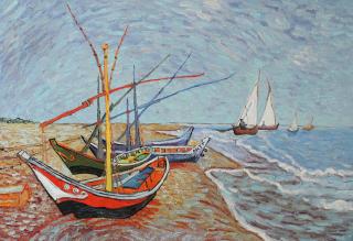 Łodzie rybackie - Vincent van Gogh