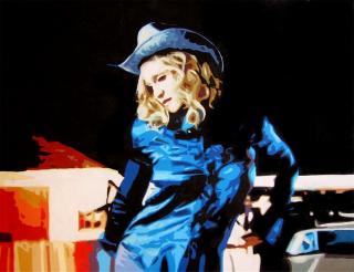 Madonna #niebieski