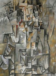 Mężczyzna ze skrzypcami - Pablo Picasso