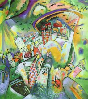 Miasto - Wassily Kandinsky