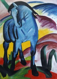 Niebieski koń - Franz Marc