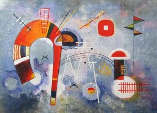 Okrągły w punkcie - Wassily Kandinsky