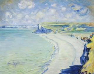 Plaża w Pourville - Claude Monet