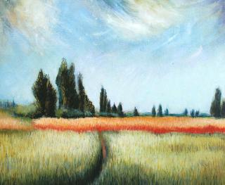 Pole pszenicy - Claude Monet