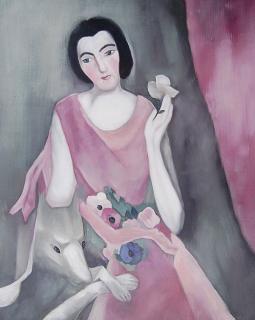 Portrait de Madame Paul Guillaume - Maris Laurencin