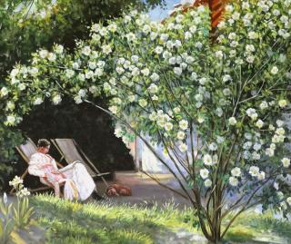 Różany ogród - Peder Severin Kroyer