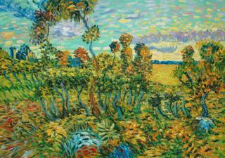 Zachód słońca koło Montmajour - Vincent van Gogh