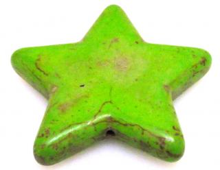 Howlit - gwiazda 40mm na wisior - zielony