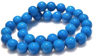 Jadeit - kula 12mm - niebieski