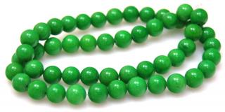 Jadeit - kula 8mm - kolor zielony