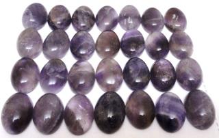 Kaboszon ametyst - owal 14x10mm