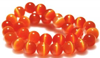 Kocie oko- uleksytowe pomarańczowy - kula 12mm