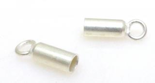 Końcówki do rzemieni 3mm - srebro 925 - 1 para
