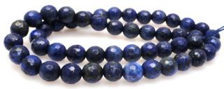 Lapis lazuli fasetowany - kula 8mm