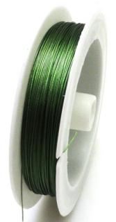 Linka jubilerska zielona - średnica 0,45 mm