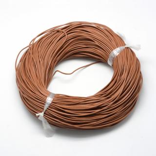 Rzemień jasno brązowy -lakierowany - SKÓRA - grubość 2mm