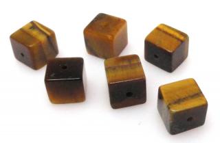 Tygrysie oko - kostka 8x8mm