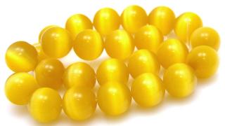 Uleksyt - kula 16mm - żółty słoneczny - II gatunek