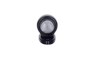 Lampa obrysowa LED LD 465/1 biała na podstawie owalnej 12/24V