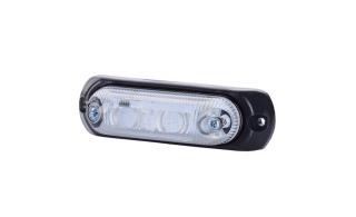 Obrysówka LED LD 377 biała z gumową podkładką 12/24V