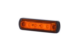 Obrysówka LED pomarańczowa na podstawie gumowej LD 944,12/24V