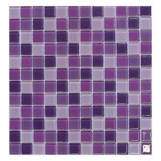 Mozaika Szklana  Fioletowa  mix  KMC09  wysoki połysk