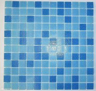 Mozaika szklana niebieska mix  CM310