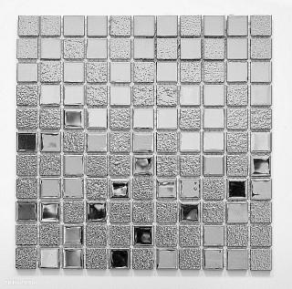 Mozaika Szklana  Srebrna A115 super połysk