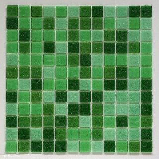 Mozaika szklana zielony mix DM410...........