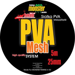 Siatka PVA Fast 25mm 5m - wkład na szpuli