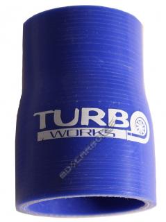 Łącznik silikonowy REDUKCJA 35 /25 mm niebieski TurboWorks