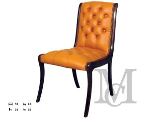 Krzesło Chesterfield - 100% skóra naturalna