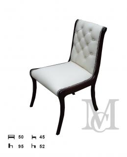 Krzesło Chesterfield Classic - 100% skóra naturalna