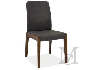 Krzesło Filo tapicerowane, 2 odcienia drewna