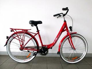 Rower 26  Miejski City - Czerwony TORPEDO