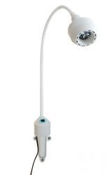 ORDISI Lampa Badawczo-Zabiegowa FLH-2 LED z mocowaniem do ściany z dłuższą gęsią szyją bezcieniowa