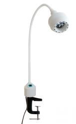 ORDISI Lampa Badawczo-Zabiegowa FLH-2 LED z mocowaniem do stolika z dłuższą gęsią szyją bezcieniowa