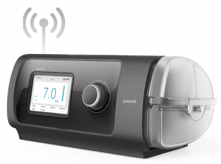 Yuwell aparat do leczenia bezdechu sennego AUTO CPAP Wi-Fi podgrzewana rura