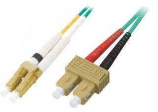 Patchcord światłowodowy BKT  LC/PC-SC/PC OM3 (50/125 um) duplex 2m