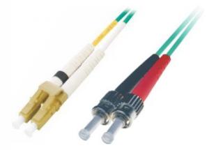 Patchcord światłowodowy BKT  LC/PC-ST/PC OM3 (50/125 um) duplex 1m