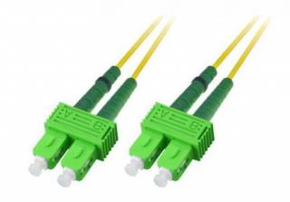 Patchcord światłowodowy BKT  SC/APC-SC/APC OS2 (9/125um) duplex 1m