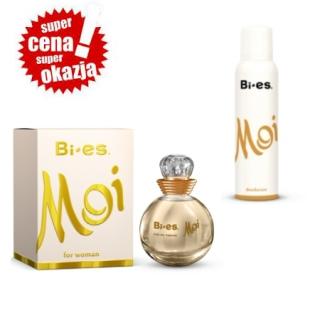 Bi-Es Moi White - zestaw promocyjny, woda perfumowana, dezodorant