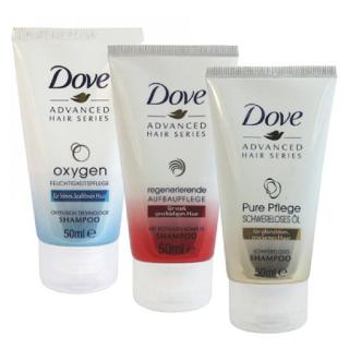 Dove - Pure Care Dry Oil, Oxygen Moisture, Regenerate Nourishment, szampon 3 sztuki