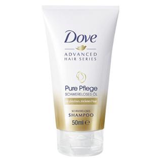 Dove Pure Care Dry Oil - szampon do suchych i matowych włosów 50 ml